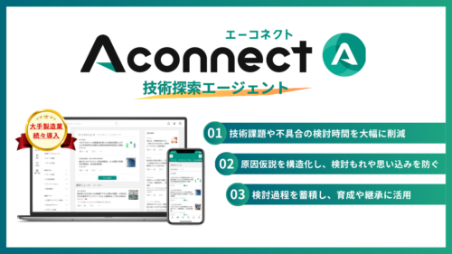 「Aconnect」技術探索エージェントご紹介資料ダウンロード